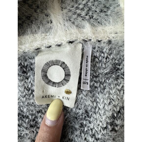 Anthropologie Akemi + Kin Sigrid Fuzzy Duster Kimono Animal P (OS) Cardigan 2212 - Picture 9 of 10